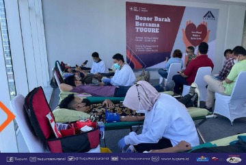 Tugure Holds Joint Blood Donation