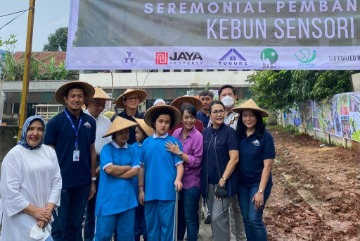 Tugure Distributes CSR Through Creating a Sensory Garden for Children with Disabilities